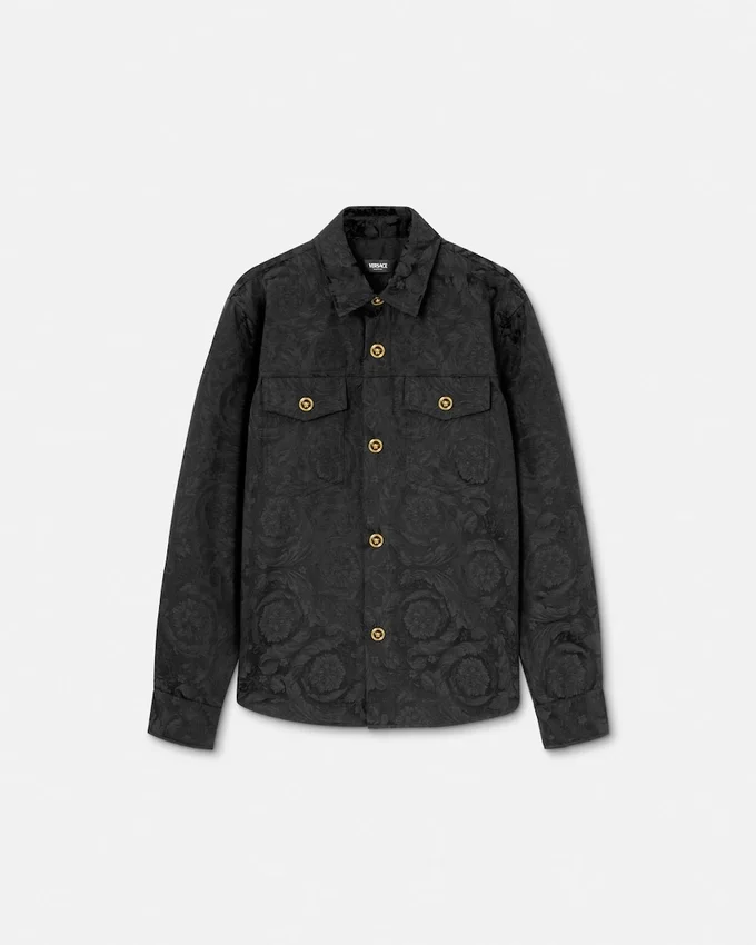 Jacquard Cotton Overshirt Jacquard Cotton Overshirt
