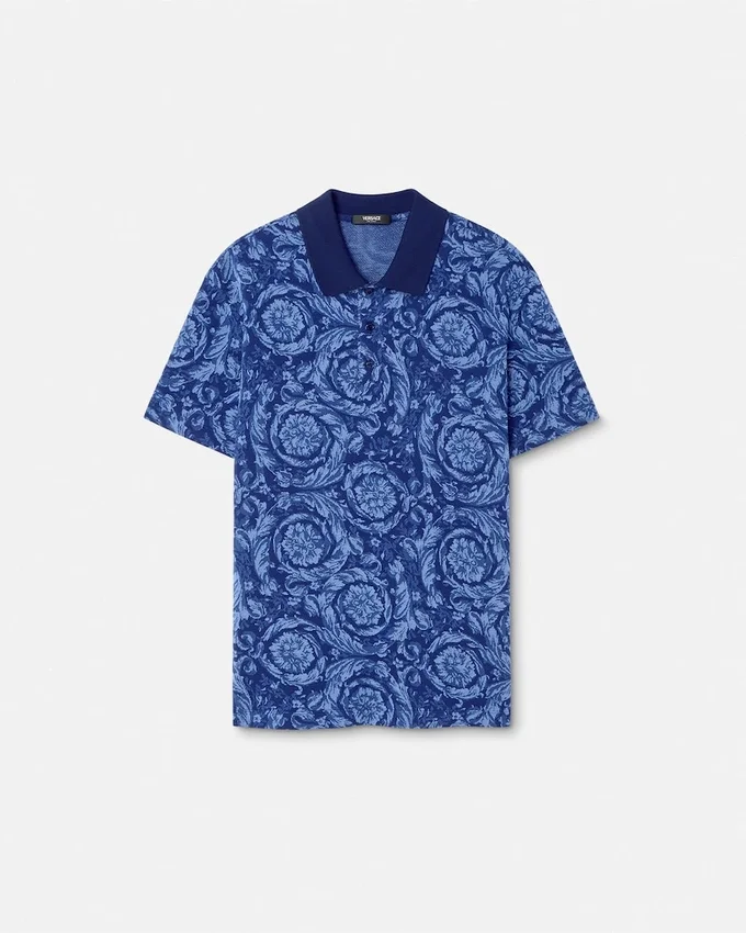 Jacquard Cotton Piqué Polo Jacquard Cotton Piqué Polo