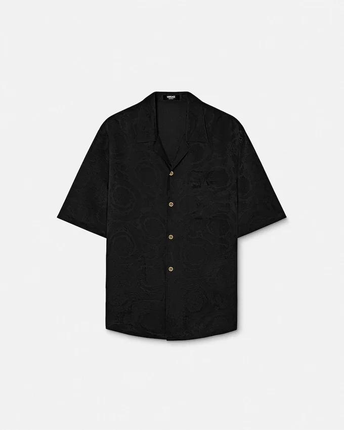 Jacquard Cotton-Poplin Shirt Jacquard Cotton-Poplin Shirt