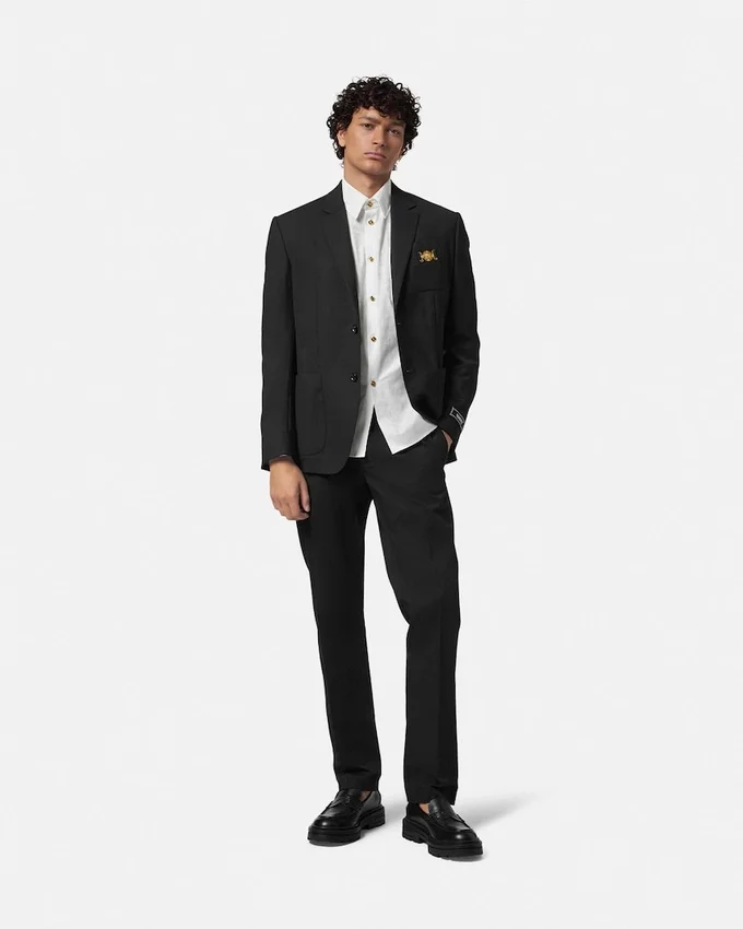 Jacquard Cotton-Poplin Shirt Jacquard Cotton-Poplin Shirt