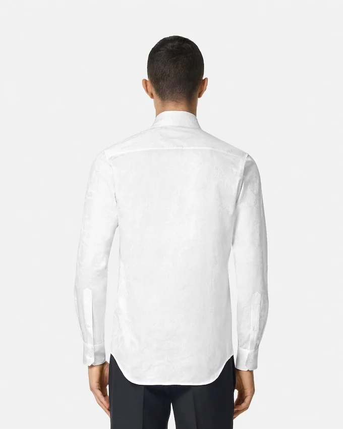 Jacquard Cotton-Poplin Shirt Jacquard Cotton-Poplin Shirt