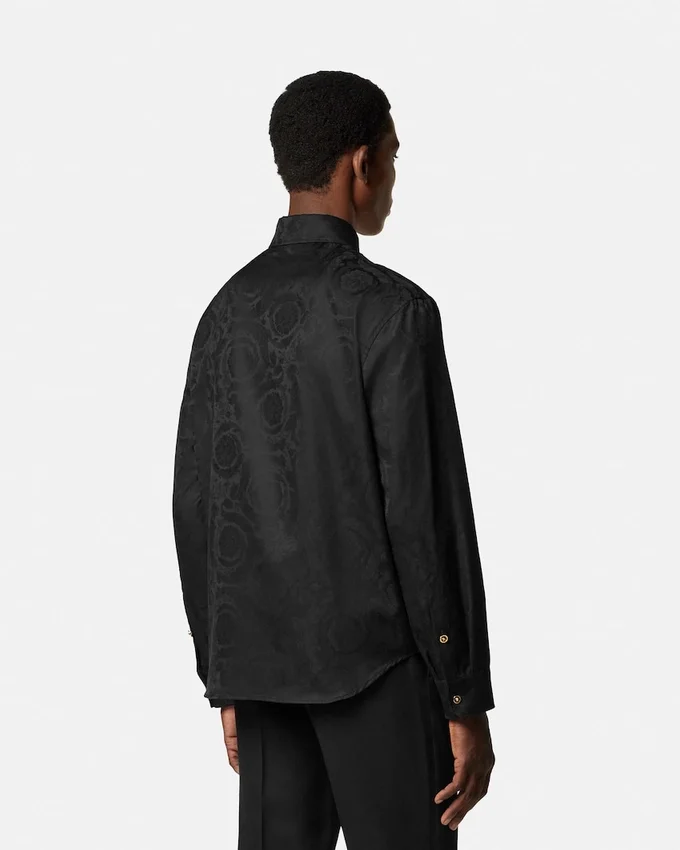 Jacquard Cotton-Poplin Shirt Jacquard Cotton-Poplin Shirt