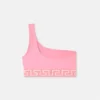 Jacquard One-Shoulder Bikini Top Jacquard One-Shoulder Bikini Top