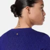 Jacquard Stretch Viscose Fitted Knit T-Shirt Jacquard Stretch Viscose Fitted Knit T-Shirt