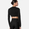 Jacquard Stretch Viscose Knit Crop Cardigan Jacquard Stretch Viscose Knit Crop Cardigan
