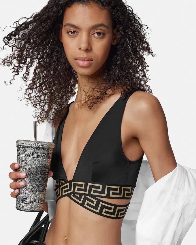 Jacquard Triangle Bikini Top Jacquard Triangle Bikini Top