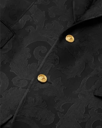 Jacquard Wool-Blend Blazer