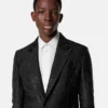 Jacquard Wool-Blend Blazer