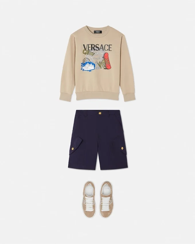 Kids Cotton-Poplin Shorts Kids Cotton-Poplin Shorts
