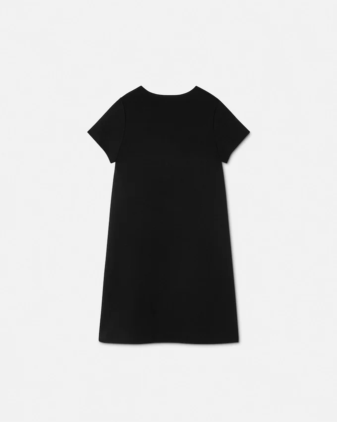 Kids Embellished Milano-Stitch Flared Dress Kids Embellished Milano-Stitch Flared Dress