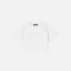 Kids Embroidered Cotton-Jersey Crop Sweatshirt Kids Embroidered Cotton-Jersey Crop Sweatshirt