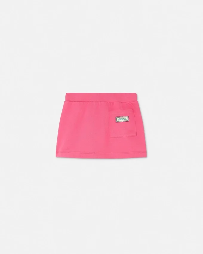 Kids Embroidered Cotton-Jersey Skirt Kids Embroidered Cotton-Jersey Skirt