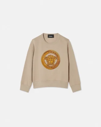 Kids Embroidered Cotton-Jersey Sweatshirt