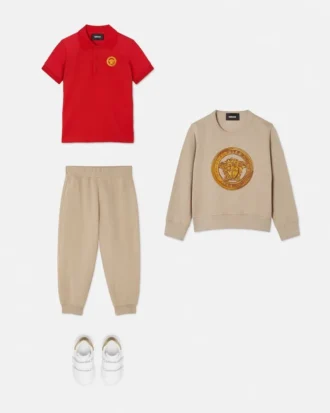 Kids Embroidered Cotton-Jersey Sweatshirt