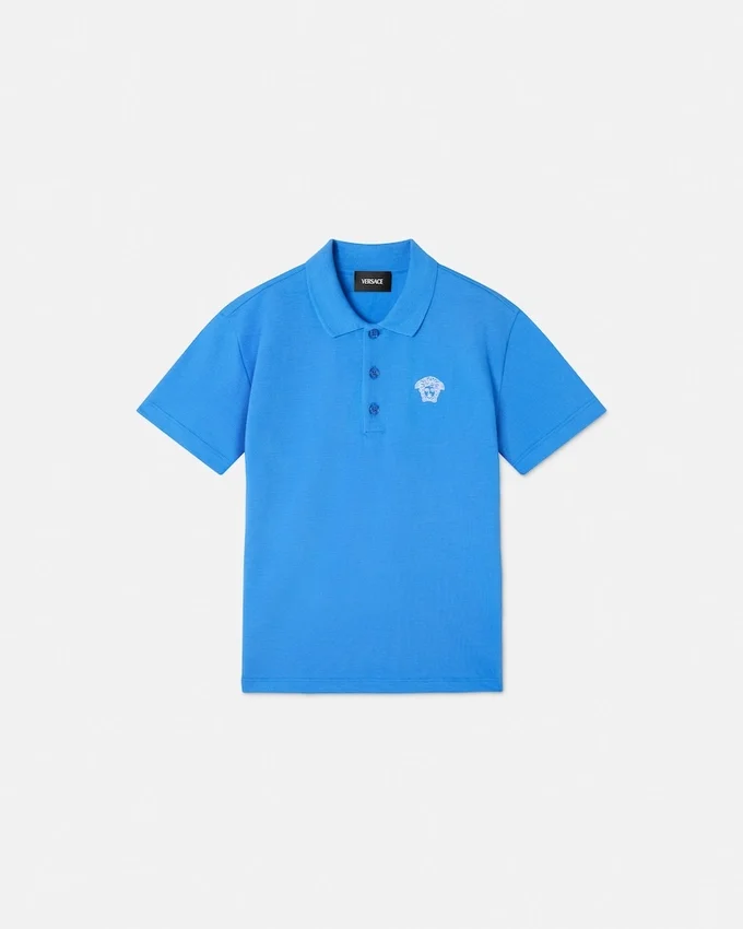 Kids Embroidered Cotton-Piqué Polo Kids Embroidered Cotton-Piqué Polo
