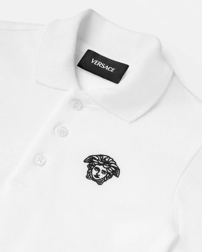 Kids Embroidered Cotton-Piqué Polo Kids Embroidered Cotton-Piqué Polo