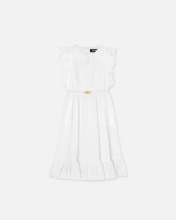 Kids Embroidered Cotton-Poplin Dress Kids Embroidered Cotton-Poplin Dress