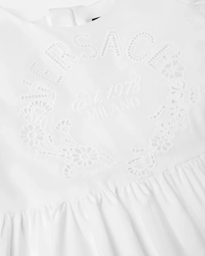 Kids Embroidered Cotton-Poplin Dress Kids Embroidered Cotton-Poplin Dress