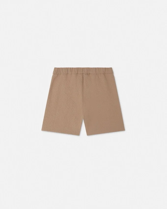 Kids Embroidered Cotton-Seersucker Shorts Kids Embroidered Cotton-Seersucker Shorts