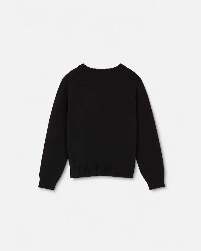 Kids Embroidered Wool Knit Sweater Kids Embroidered Wool Knit Sweater