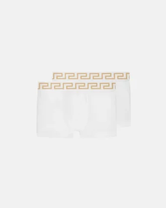 Kids Jacquard Cotton-Jersey Trunks 2-Pack