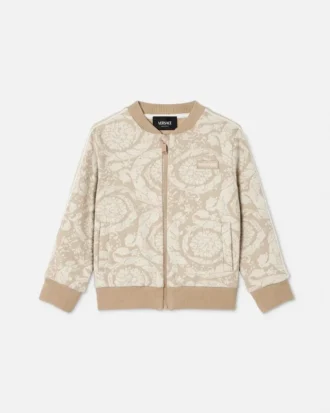 Kids Jacquard Cotton-Jersey Zip Sweatshirt