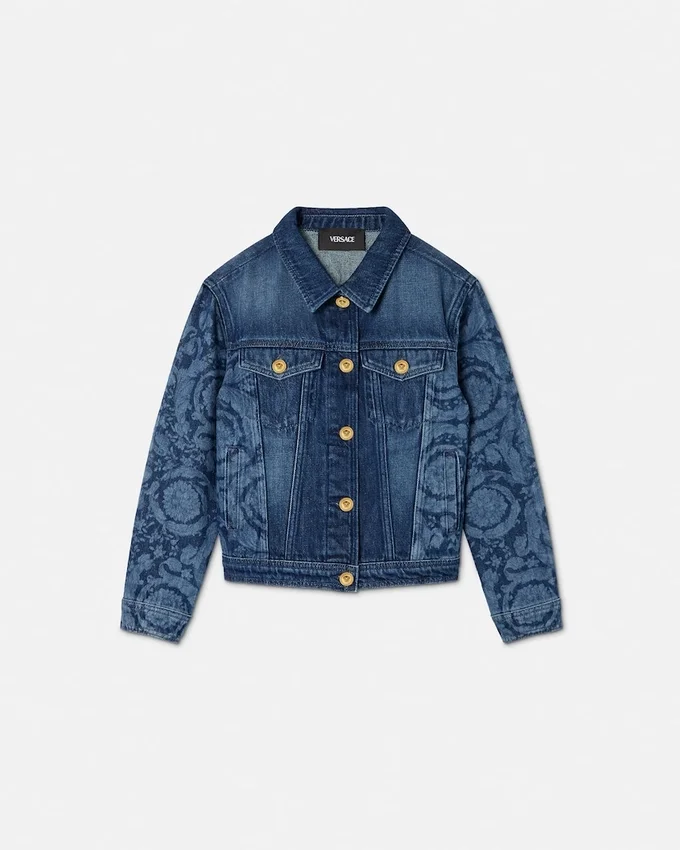 Kids Lasered Denim Blouson Kids Lasered Denim Blouson