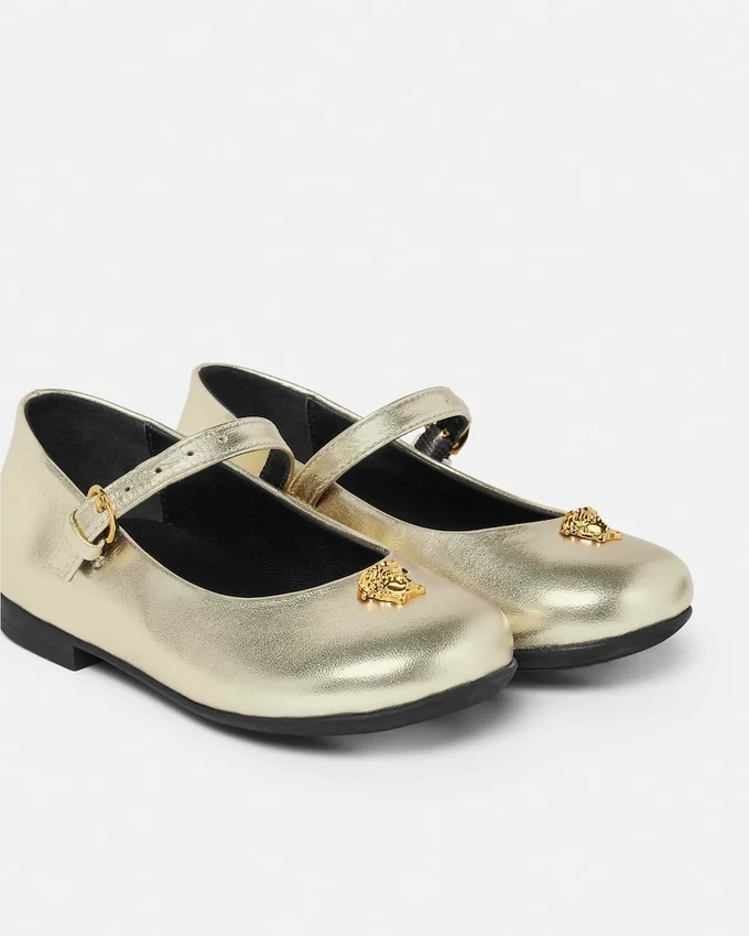 Kids Metallic Ballerinas Kids Metallic Ballerinas