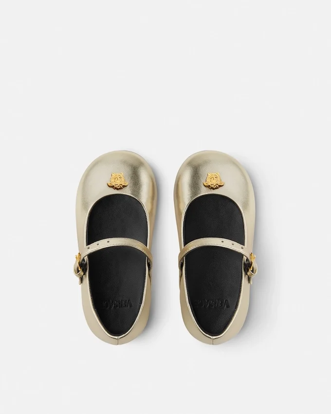 Kids Metallic Ballerinas Kids Metallic Ballerinas