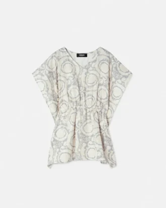 Kids Printed Cotton Cover-Up Dress