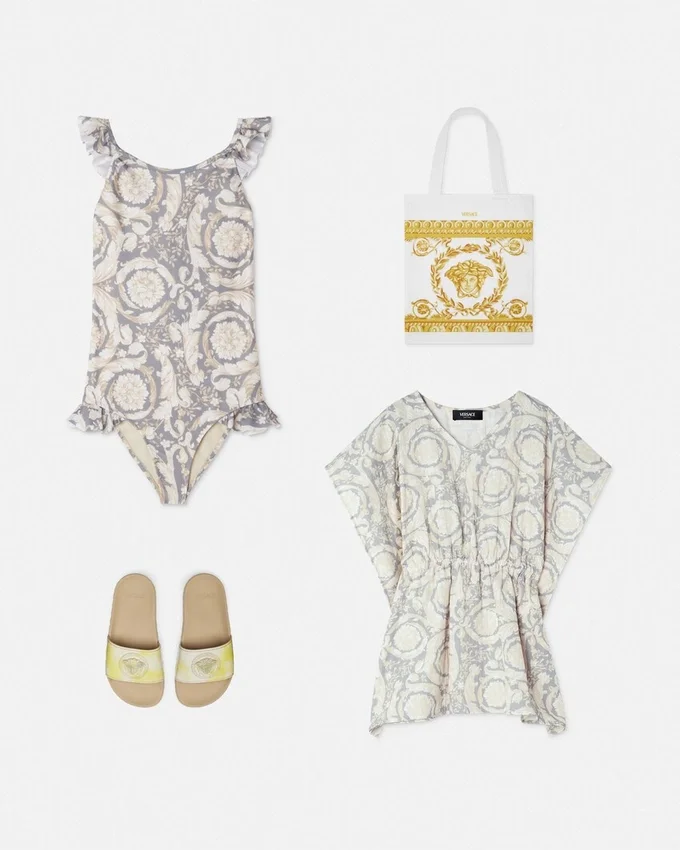Kids Printed Cotton Cover-Up Dress Kids Printed Cotton Cover-Up Dress