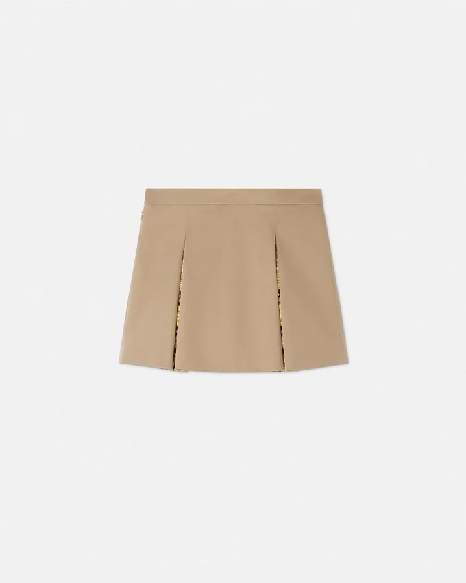 Kids Printed Cotton-Gabardine Pleated Skirt Kids Printed Cotton-Gabardine Pleated Skirt