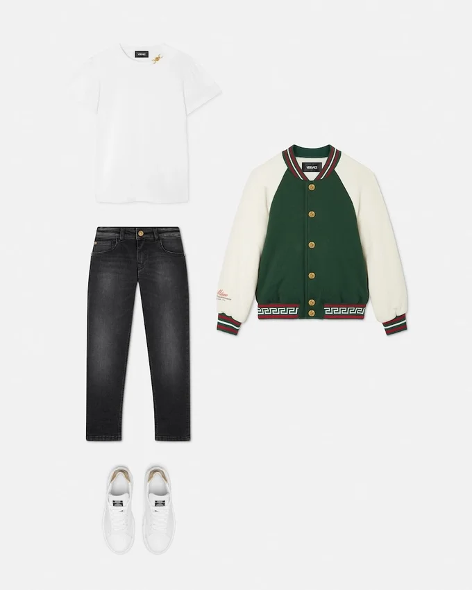 Kids Printed Cotton-Jersey Bomber Kids Printed Cotton-Jersey Bomber