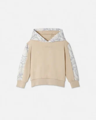 Kids Printed Cotton-Jersey Hoodie