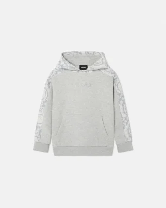 Kids Printed Cotton-Jersey Hoodie