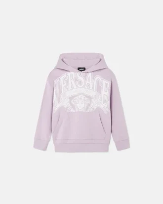 Kids Printed Cotton-Jersey Hoodie