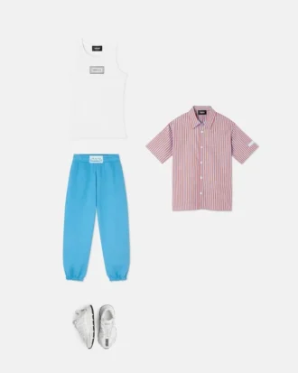 Kids Printed Cotton-Jersey Sweatpants