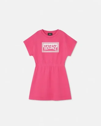 Kids Printed Cotton-Jersey Sweatshirt Dress