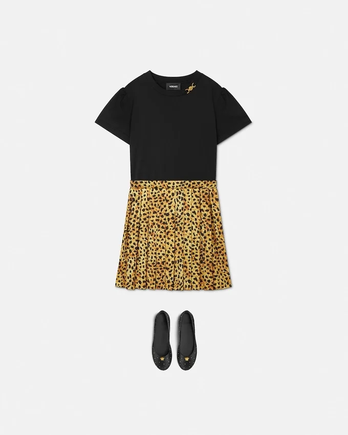 Kids Printed Cotton-Jersey Twill Dress Kids Printed Cotton-Jersey Twill Dress