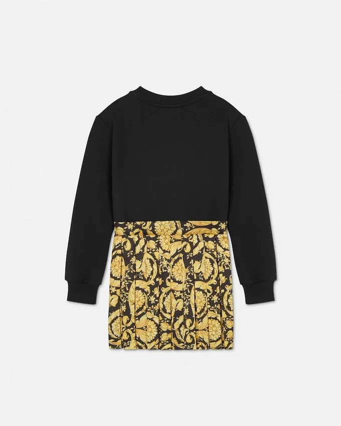 Kids Printed Cotton-Jersey Twill Sweatshirt Dress Kids Printed Cotton-Jersey Twill Sweatshirt Dress