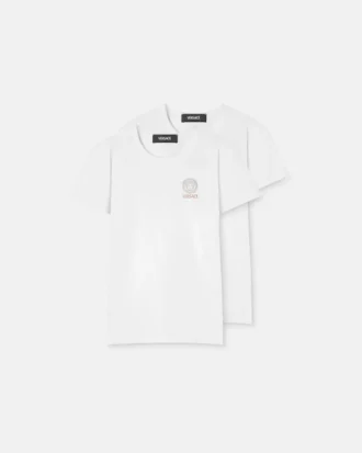 Kids Printed Cotton-Jersey Undershirt 2-Pack
