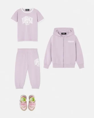 Kids Printed Cotton-Jersey Sweatpants
