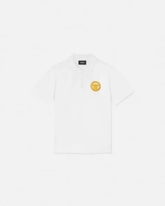 Kids Printed Cotton-Piqu&eacute; Polo