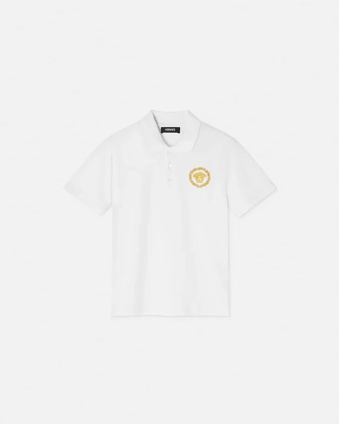 Kids Printed Cotton-Piqué Polo Kids Printed Cotton-Piqué Polo