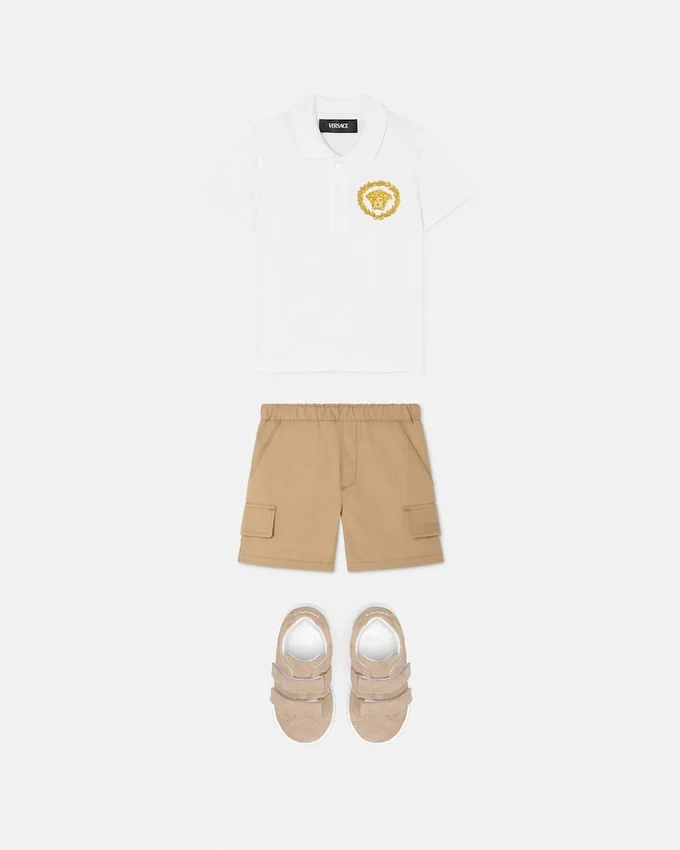 Kids Printed Cotton-Piqué Polo Kids Printed Cotton-Piqué Polo