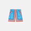 Kids Printed Cotton-Poplin Shorts