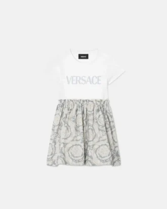 Kids Printed Cotton T-Shirt Dress
