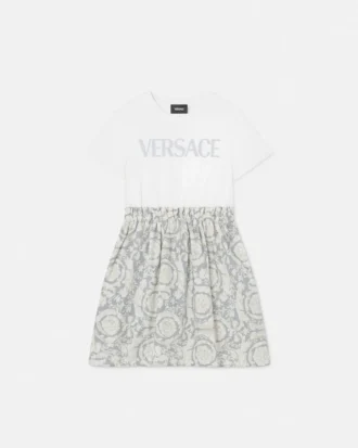 Kids Printed Cotton T-Shirt Dress
