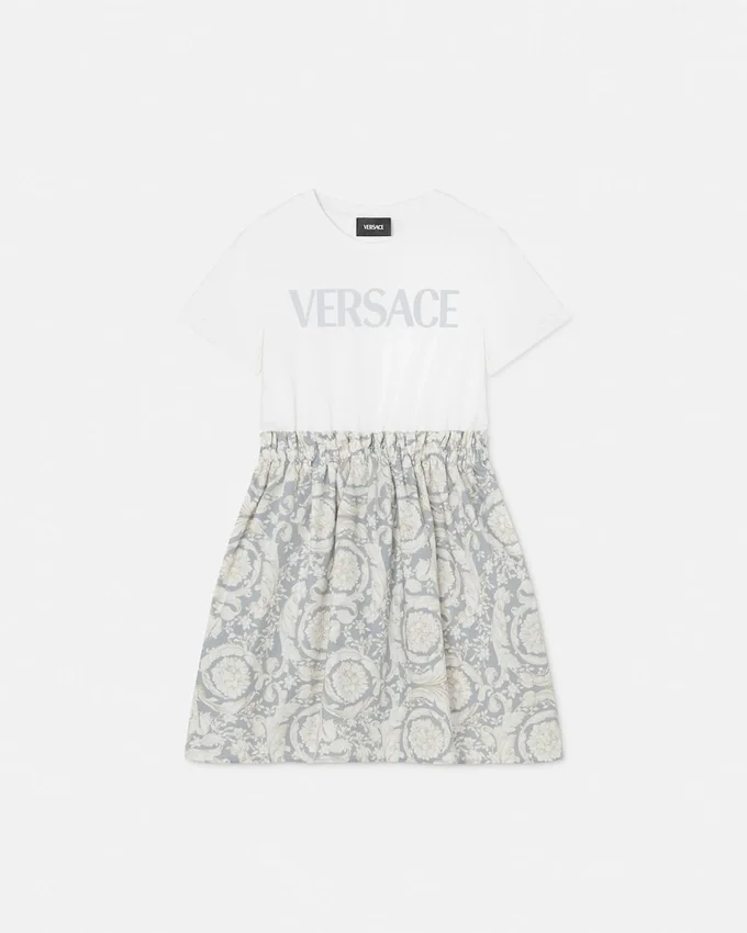 Kids Printed Cotton T-Shirt Dress Kids Printed Cotton T-Shirt Dress