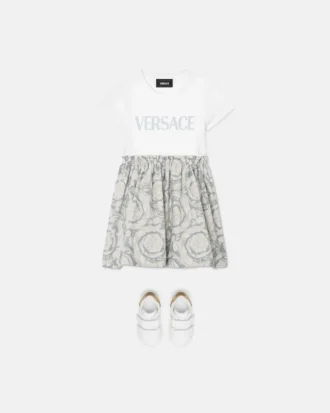 Kids Printed Cotton T-Shirt Dress